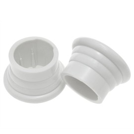 Xhziy Curtain Rod End Decorative Cap Curtain Finial Curtain Rail End Cap 1.1 inch Diameter Romanesque Curtain Rod End Plug 6pcs