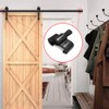 TOIMIOTOIM Sliding Barn Door Stopper Rail Stop for Single or