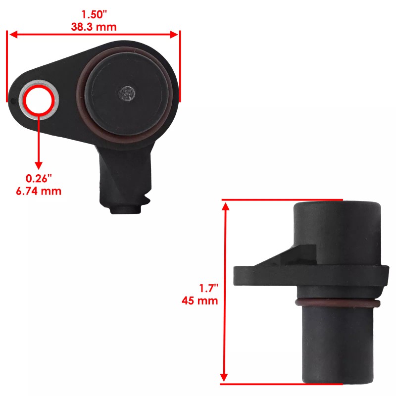 Caltric Crank Crankshaft Position Sensor for Can Am Maverick 1000