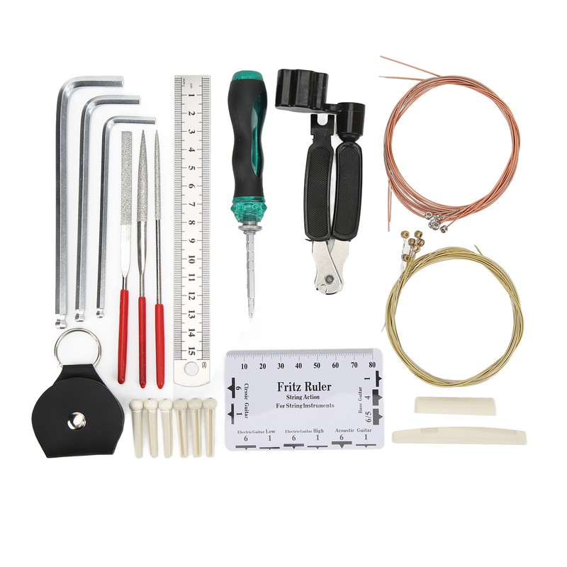 Guitar Repairing Tools Kit Guitars Maintenance Tool Kits with Strings