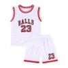 GLIGLITTR Toddler Kid Basketball Jersey Outfit Baby Boy Girl Letters