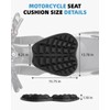 Fitense 13.8x15.8in Universal Motorcycle Seat Cushion with 3D Shock Absorption
