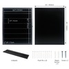Hodeframe 16x20 Shadow Boxes Display Cases with Shelves, Black Deep