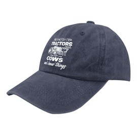 That's What I Do I Ride Tractors I Play with Cows and I Know Things Cap Mom Hat Navy Blue Dad Hats for Men Gifts, 10 That's What I Do I Ride Tractors I Play With Cows and I Know Things, One Size
