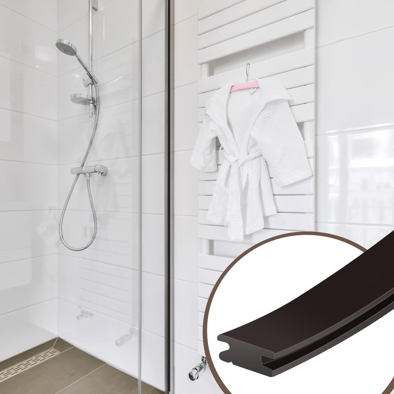 Wonderjune 75 Inch Shower Door Magnetic Strip Replacement Flexible Magnetic