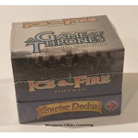 A Game of Thrones CCG Ice and Fire Edition House Starter Deck Box NEW GOT TCG