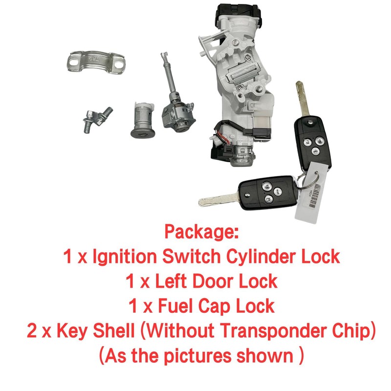 Ignition Switch Door Lock Cylinder Keys Full Set Fit for