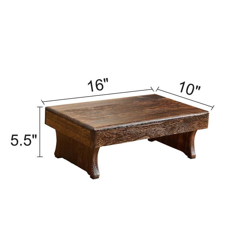 GZQWDC Wooden Step Stool,Small Wood Stool,One Step Stool for Adults,High