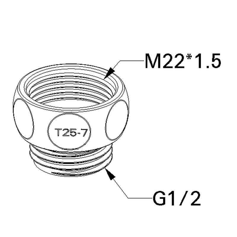 Mythtrail Shower Hose Adapter Faucet Conversion Hardware Thermostat Replacement Connection