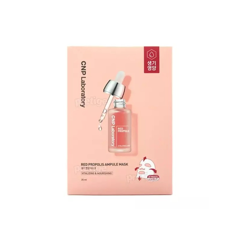 Chaenpark CNP 차앤박 앰플마스크팩 10매--포어 비타 레드 뮤제너 프로폴리스_선택 [포어타이트닝]