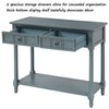 Sofa Table with Drawers Entryway Table Wood Console Table with