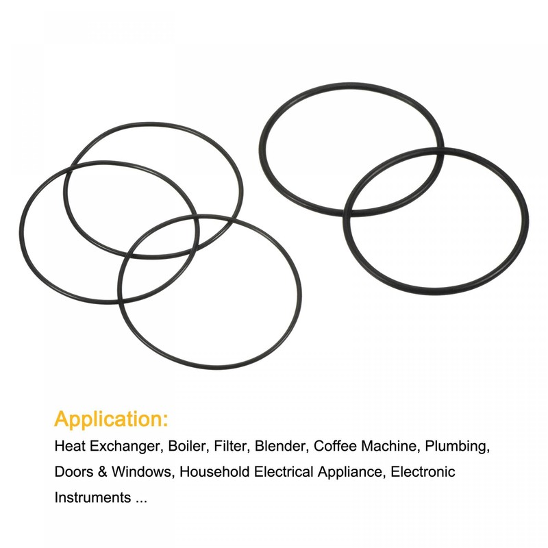 sourcing map Nitrile Rubber O-Rings 70mm OD 64mm 66mm ID