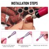 300Pcs Sanding Bands for Nail Drill, 80#120#150#180#240#Grit Sanding Bands with