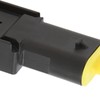 Black Car Brake Booster Pressure Sensor 5Q0 906 207 Replacement