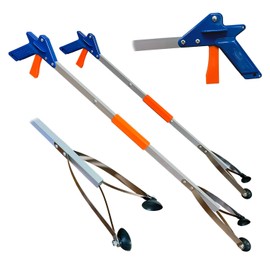 ArcMate EZ Reacher - Heavy Duty Grab-It Reaching Tool - Collapsible Grabber Reacher with Extra-Large Grip, Locking Handle and 4.5" Jaws - Ideal for Commercial, Maintenance, Seniors - 32" (Pack of 2)