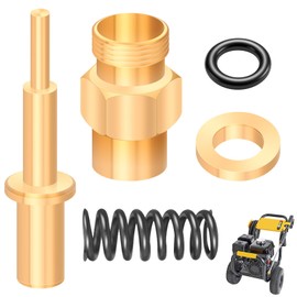 7110117 Pressure Washer Boost Valve Kit with Spring, Valve Cap & O-Rings Compatible with Sim-pson Dewalt DXPW3835-CA DXPW3835 Pressure Washer