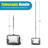 AQUANEAT Aquarium Net with Extendable Long Handle, Adjustable Wastes Skimming