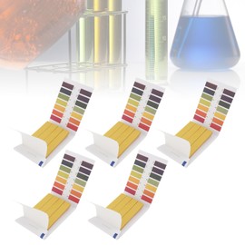 Smgda pH Test Paper, Total of 400, Litmus Test Paper, Payer Test Paper, PH1-14, Alkaline, Acid, PH Measurement, 1 Pack / 80 Pieces