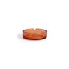 Excelsa Round Ashtray 10.5 cm Glass Orange