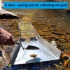 SAFEBAO Folding Aluminum Alloy Sluice Box, Portable Gold Prospecting Equipment,