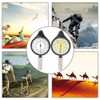 Vbestlife Multifunctional Compass, Mini Outdoor Compass Curvometer Map Measurer Distance
