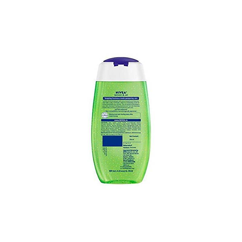 Nivea Bath Care Lemon and Oil Shower Gel, 250ml