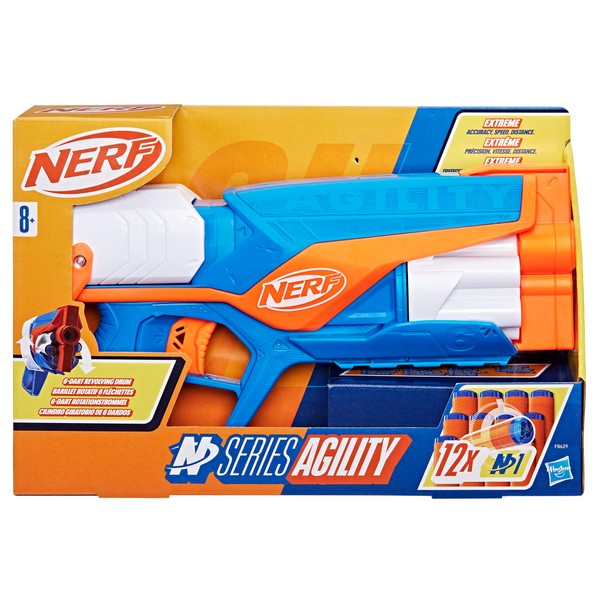 Nerf Nerf N Series Agility Blaster, 12 N1 Darts Compatible