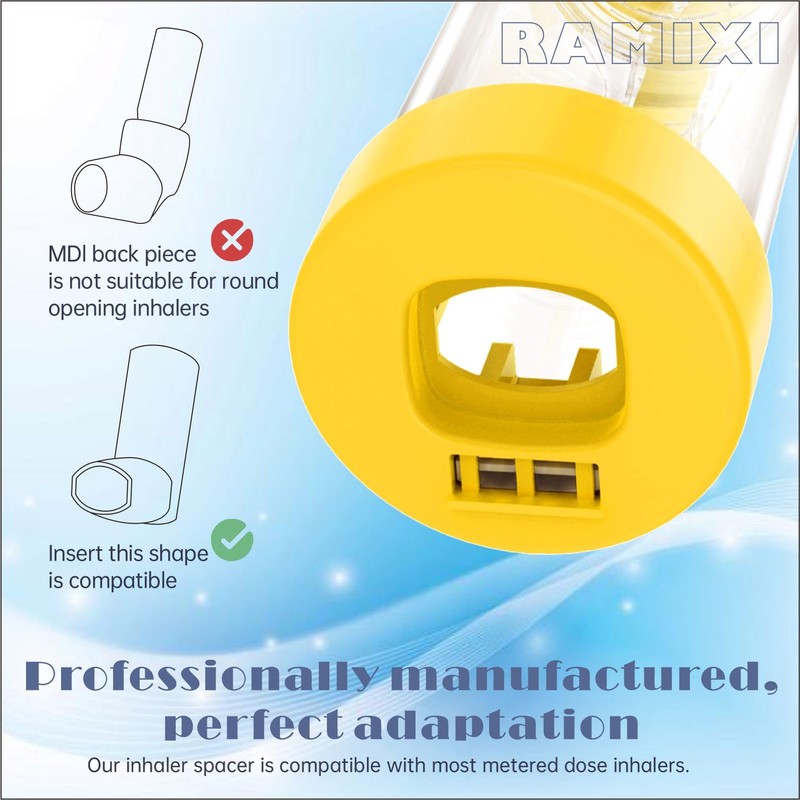 Ramixi Inhaler Spacer for Adult and Kids NESSI OTC SPACER