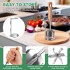 304 Stainless Steel Meat Chopper & Masher - Heavy Duty