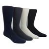 J.B. Field's Sox Shop Men's Cashmere non-binding ribbed dress socks
