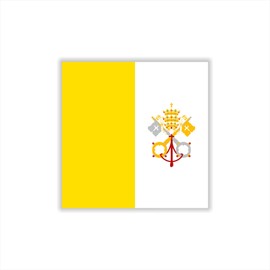 Womaha 30 Temporary Vatican Flag Tattoos Fans Face Tattoo Stickers for Adults Kids Group Activity Props