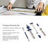 Compass Geometry Set Extensible Zinc Alloy Shatterproof Box Packed Durable