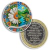 Pure Daisy Sobriety Coins, Recovery Medals - Clean NA AA