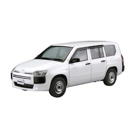 Aoshima Bunka Kyozai 1/24 The Model Car Series No. 65 Toyota NCP160V Pro Box/Succeed 2014 Plastic Model, Molded Color