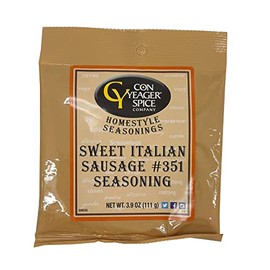 Con Yeager Spices Sweet Italian Sausage 351 Seasoning 3.9oz #30635