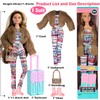 6 Pack Fashion 11.5 inch American Toy Prinecess Dolls Playset