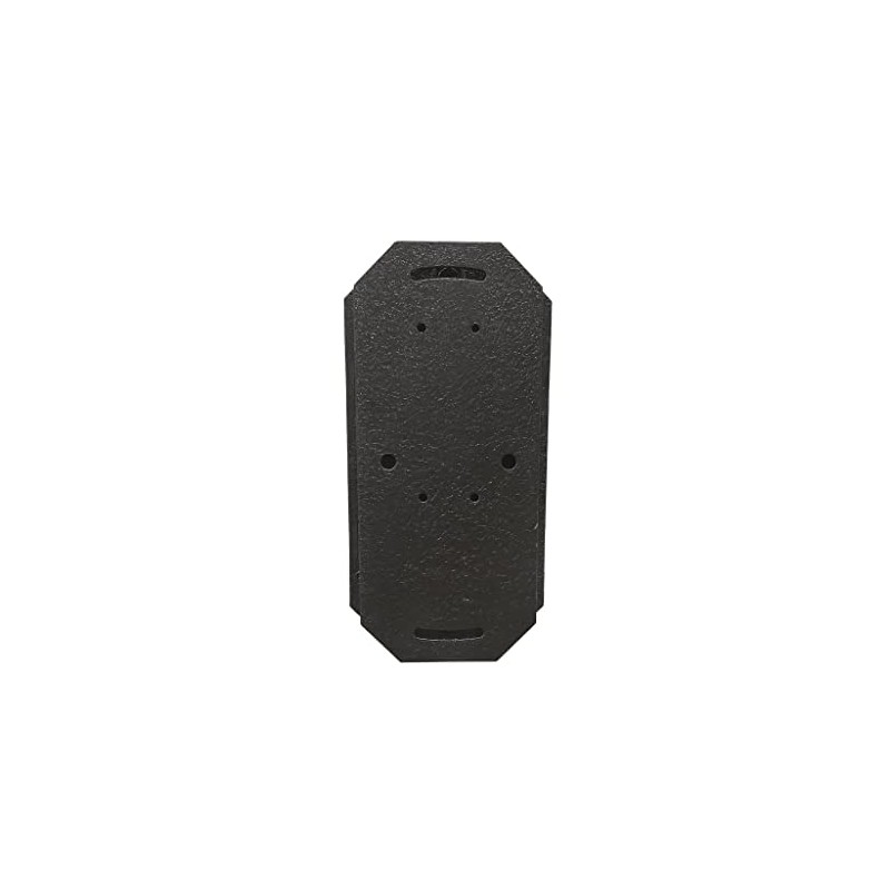 Skull Hooker Large Powder-Coated Steel Flush Mount Designed for Mounting