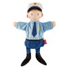 sigikid 43348 Hand Puppet, Blue/Policeman, One Size