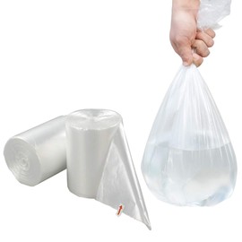 Yubine 2.6 Gallon Clear Trash Bags, Small Garbage Bags for Office, Bathroom, 220 Bags