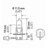 Hella H3 130 WTB de alta potencia Bombillas de 12