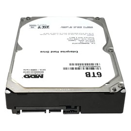 MaxDigitalData (MD6000GSA12872E) 6TB 7200RPM 128MB Cache SATA 6.0Gb/s 3.5-inch Internal Hard Drive (Enterprise Grade) - 3 Years Warranty