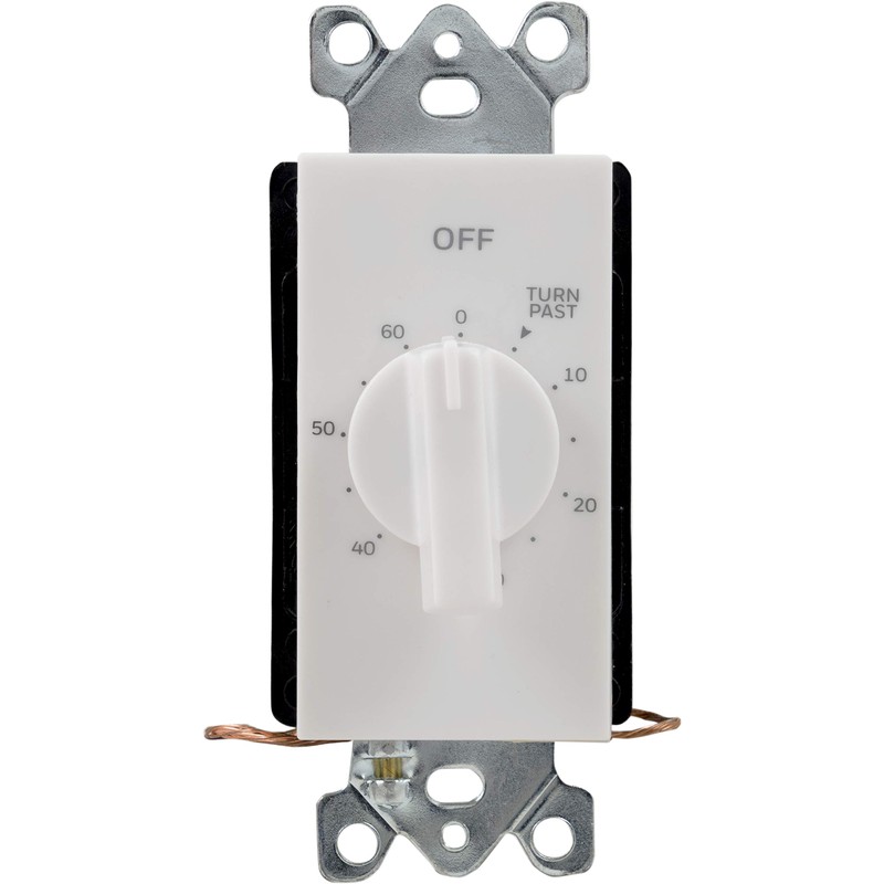 UltraPro 60-Minute In-Wall Spring Wound Countdown Timer Switch, Mechanical Timer