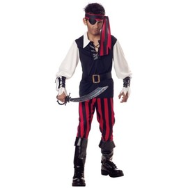 Cutthroat Pirate Costume - Child Medium(8-10)