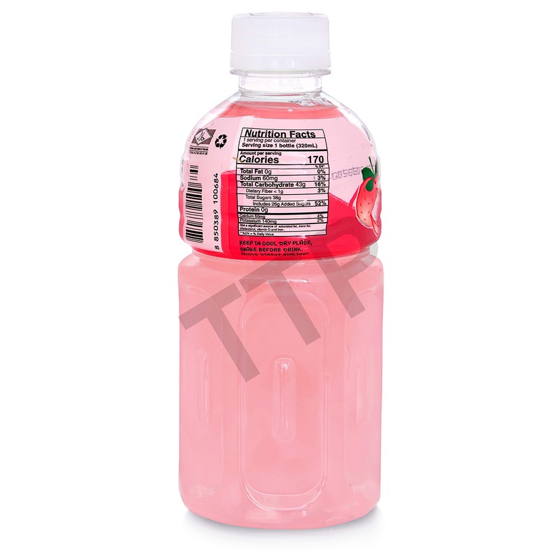 Mogu Mogu Lychee Juice with Nata De Coco, Net Wt
