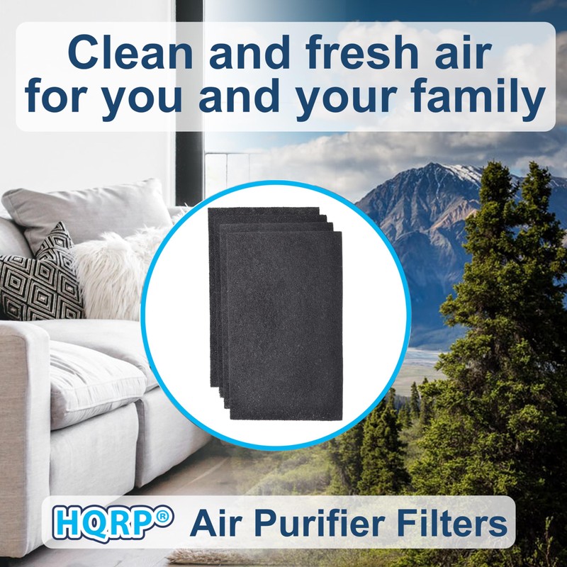 HQRP 8-Pack Carbon Filter compatible with GermGuardian FLT4100 Filter E