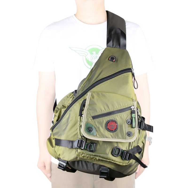 Kawei Knight Large Sling Bag Laptop Backpack Cross Body Messenger