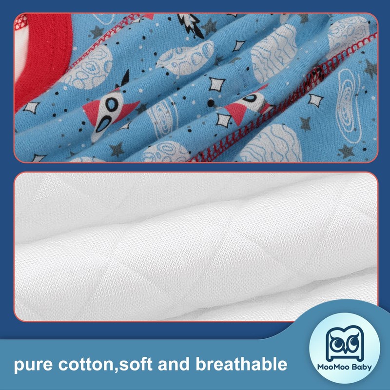 MooMoo Baby 8 Packs Potty Training Pants Cotton Absorbent Training