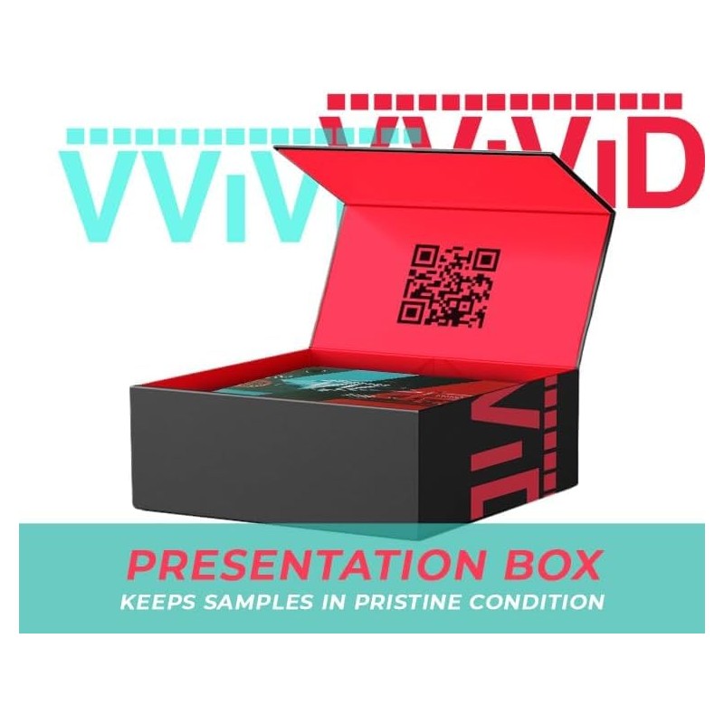 VViViD Vinyl Car Wrap Color Deck Vinyl Sample Book with