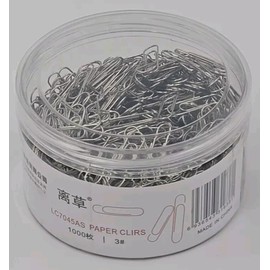Mini Paper Clips 1000pcs Flexible #3 Office Supply Small Paper Clips
