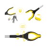 YOLOZAI 38" Extra Long Grabber Tool with 360°Rotating Anti-Slip Jaw，